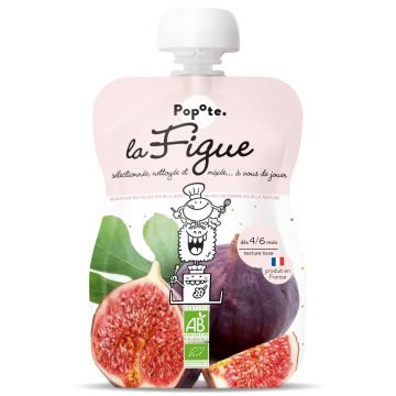 Piure cu smochine 4-6 luni Bio, 120g, Popote