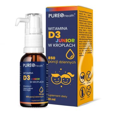 Pureo Health Vitamina D3 4000IU, picături, 30 ml