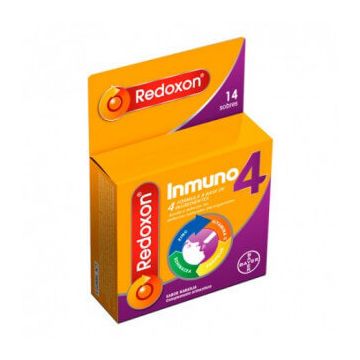 Redoxon Immuno 4 Vitamine Apărare naturală 14 pliculețe