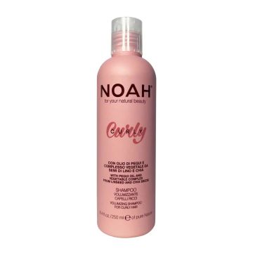 Sampon pentru par cret cu efect volumizant, 250ml, Noah