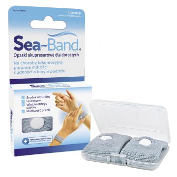 Sea-Band, benzi de acupunctură împotriva greaței, 2 bucăți