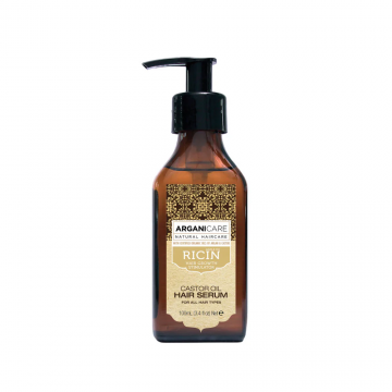 Serum protector si regenerant cu ulei de ricin pentru toate tipurile de par, 100ml, Arganicare