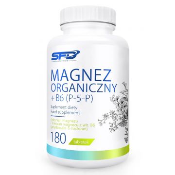 SFD Magneziu organic + B6 P-5-P, 180 comprimate