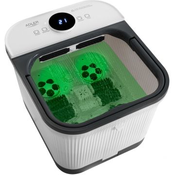 Aparat de Hidromasaj pentru Picioare Deluxe Foot Spa AD2184 Volum 16.7L 500W  Alb