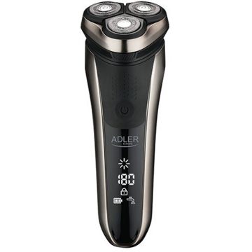 Aparat de Ras AD 2933 Electric 3x Capete IPX7 Afisaj LCD Negru