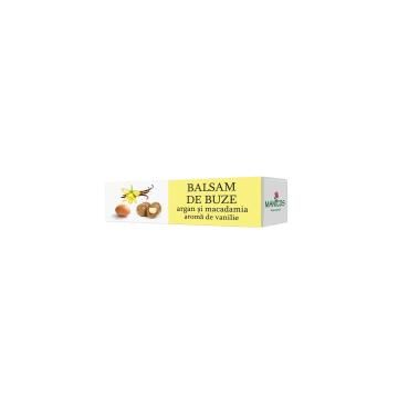 Balsam buze argan,macadamia si vanilie  4.8gr MANICOS