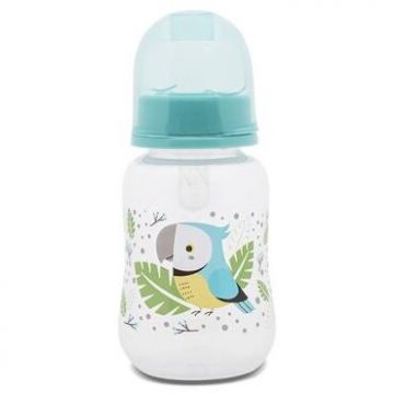 Biberon cu Capac 0 Luni+ 125ml Aqua Blue