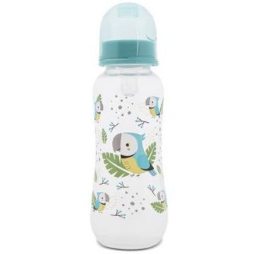 Biberon cu Capac 0 Luni+ 250Ml Aqua Blue