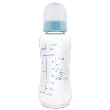Biberon din Sticla 240 ml Moonlight Blue