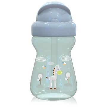 Biberon Sport cu Pai 325Ml Animalute Green