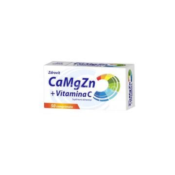 Calciu, magneziu, zinc + vitamina c 50cpr ZDROVIT