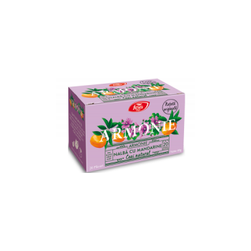 Ceai natural armonie nalba cu mandarine 20plicuri FARES