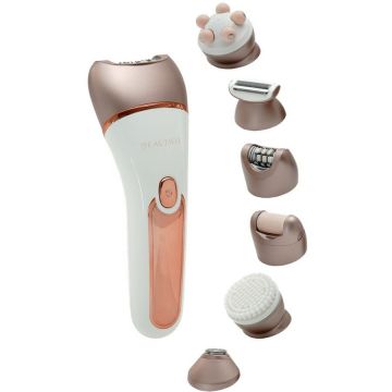 Epilator Beauty Silk 5 in 1 Epilare Ras Masaj Exfoliere Pila