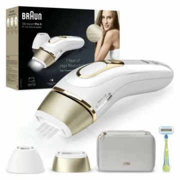Epilator PL5152 Intense Pulsed Light (IPL) Epilare Definitiva Fara Durere Auriu/Alb