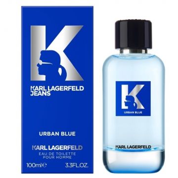Karl Lagerfeld Jeans Urban Blue, Apa de Toaleta, Barbati (Gramaj: 100 ml)