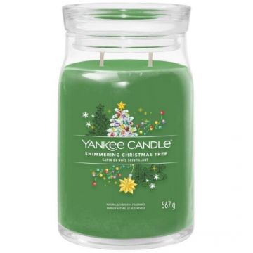 Lumanare Parfumata Signature Shimmering Christmas Tree 567g