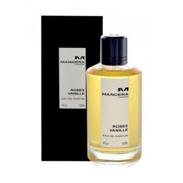 Mancera Roses Vanille, Apa de Parfum, Unisex (Concentratie: Apa de Parfum, Gramaj: 120 ml)