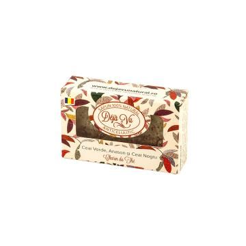 Sapun natural cu ceai verde, anason si ceai negru 90gr DEJA VU