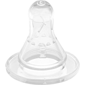 Set 2 Tetine Flux Variabil Silicon 6-9 Luni Transparent