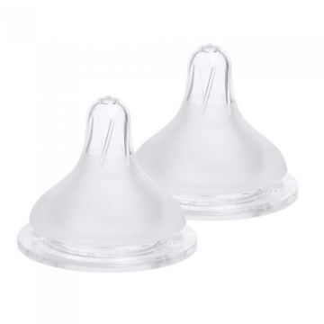 Set 2 Tetine Premium Marimea S 0-3 Luni Transparent