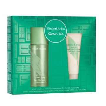 Set cadou Elizabeth Arden Green Tea, Femei, Apa de Parfum, 100 ml + Balsam de corp Green Tea Honey Drops 100 ml
