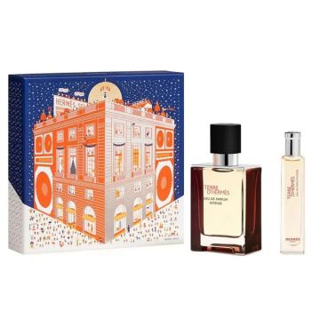Set cadou Hermes Terre d'Hermès Intense, Barbati, Apa de Parfum, 100 ml + 15 ml