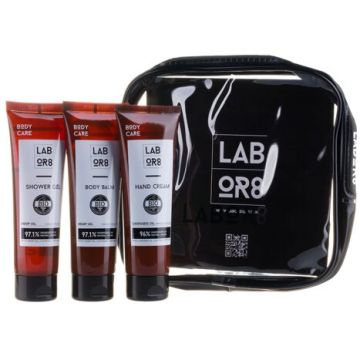 Set pentru Calatorie Gel de Dus 75ML + Balsam pentru Corp 75ML + Crema de Maini 75ML