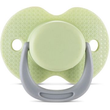 Suzeta cu Capac Silicon Moale 0 Luni+ Fresh Green