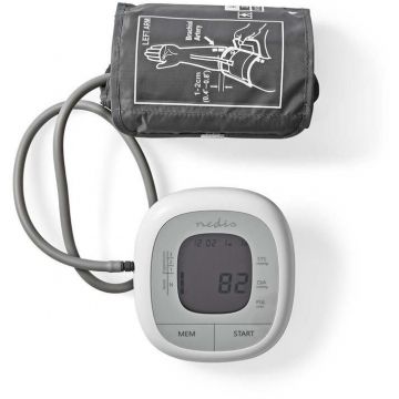 Tensiometru Digital pentru Brat Memorie 2x60 Circumferinta 22-42Cm Alb