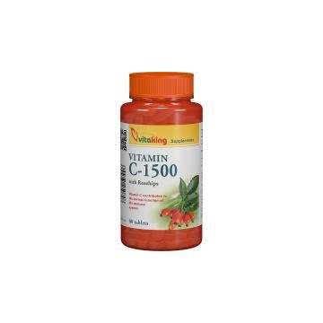 Vitamina c 1500mg cu macese 60cpr VITAKING