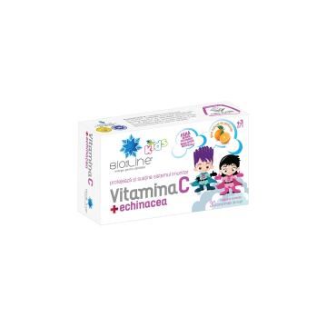 Vitamina c + echinacea, pentru copii 30cpr BIO SUN LINE