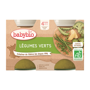 Babybio Shake de legume verzi 2 x 130 g