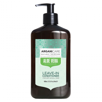 Balsam leave-in hidratant cu Aloe Vera pentru par uscat si lipsit de stralucire, 400ml, Arganicare