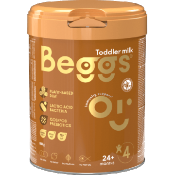 Beggs 4 lapte pentru copii mici 800 g