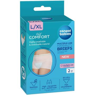 Canpol babies Chiloți de maternitate elastici - postpartum L/XL, 2 buc