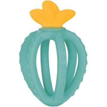 Canpol babies Silicon 3D Sensory Teether - căpșuni turcoaz
