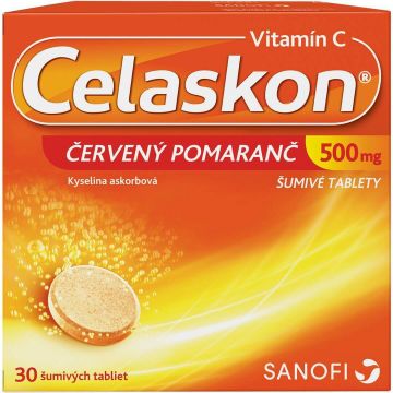 Celaskon Vitamina C 500 mg Red Orange 30 comprimate efervescente