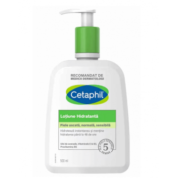 Cetaphil lotiune hidratanta pentru fata si corp pentru piele uscata, normala , sensibila 500 ml
