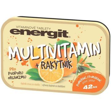 Energit Multivitamine cu aromă de portocale 42 comprimate