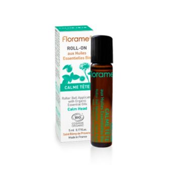 Florame Organic Head Roll-on, cu uleiuri esențiale, Calm 5ml