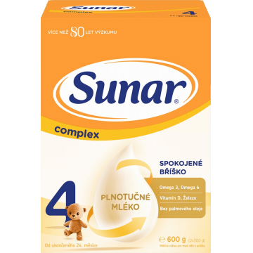 Formula de lapte Sunar Complex 4 pentru copii mici 600 g