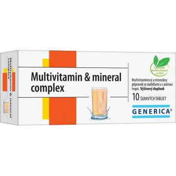 Generica Complex multivitaminic și mineral, 10 comprimate efervescente