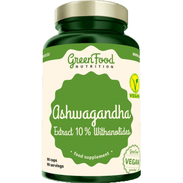 GreenFood Nutrition Ashwagandha Extract 10% Withanolides 90 capsule