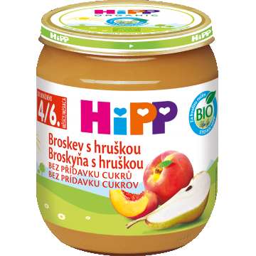 HiPP BIO Piersică cu pară 125 g