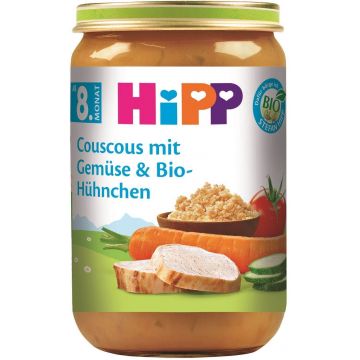 HiPP Couscous organic cu legume și pui 220 g