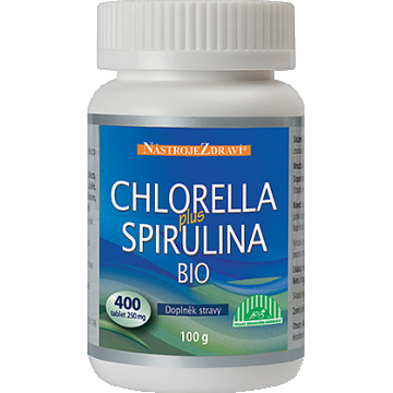 Instrumente de sănătate CHLORELLA plus SPIRULINA BIO 400 comprimate