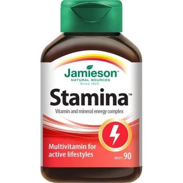 JAMIESON STAMINA COMPLEX OF VITAMINS AND MINERALS 1×90 tbl, supliment alimentar