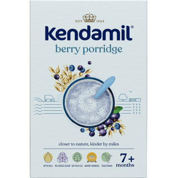 Kendamil Terci de lapte cu fructe de pădure 7m+ 150 g