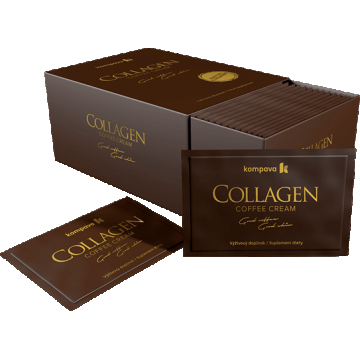 Kompava Colagen Crema de cafea, 30 x 6 g