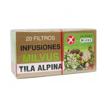 Milvus Alpine Lime Blossom cu petale de flori de portocal, 20 filtre